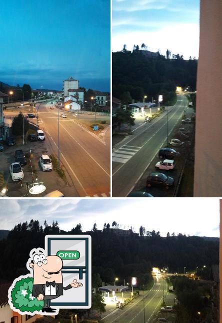 Goditi la vista dagli esterni di Albergo Sangri-la'