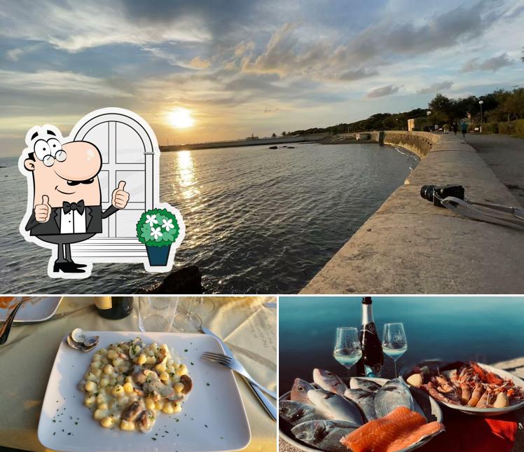 La foto della esterno e cibo di L'ostricaio