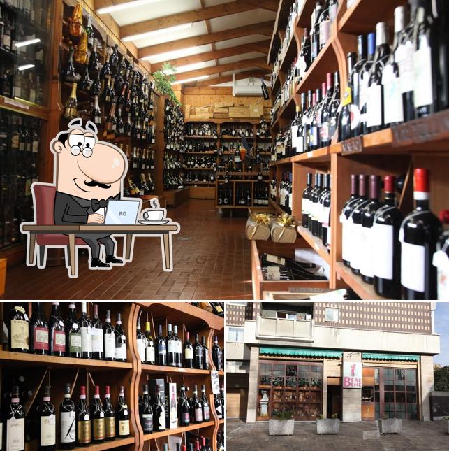 L'intérieur de Enoteca Berebene