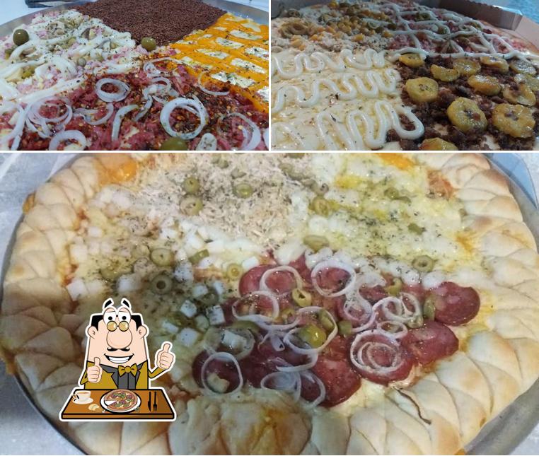 Experimente pizza no Canaã Pizzaria Mussurunga