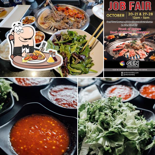 Gen Korean BBQ House, 5125 W Sahara Ave in Las Vegas Restaurant menu