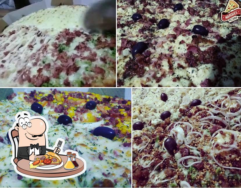 No Marques Pizzaria, você pode provar pizza