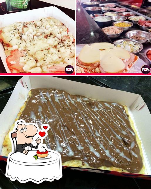 Pop's Pizza provê uma variedade de pratos doces