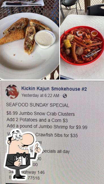 Kickin Kajun SH in Bacliff Restaurant menu and reviews