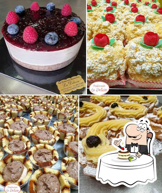 Pasticceria La Delizia serve un'ampia gamma di dolci