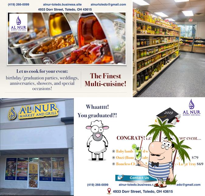 Al Nur Market & Grill Restaurant in Toledo Restaurant menu and reviews