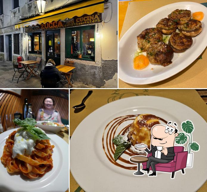 Dai un'occhiata agli interni di Osteria La Zucca