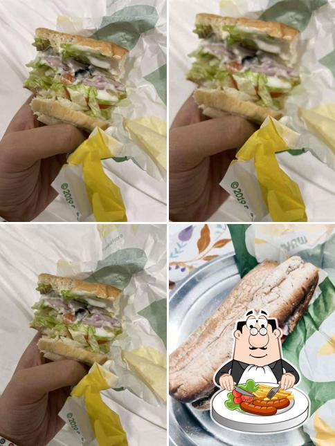 Food at Subway Eros Mall