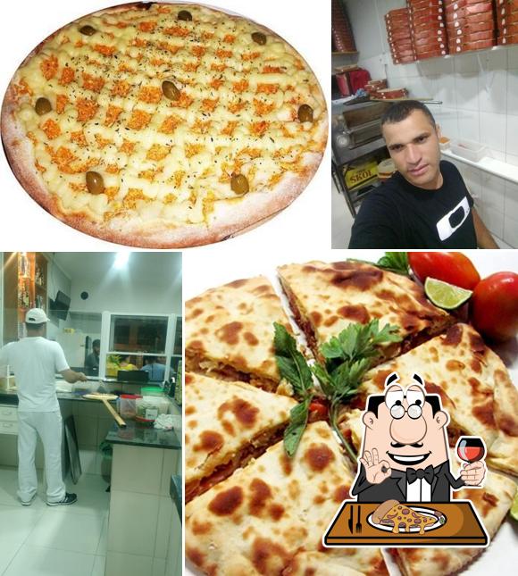 No Top Pizza Bela vista, você pode provar pizza