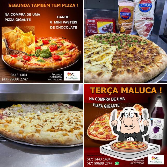 Peça pizza no ARENA Itapema