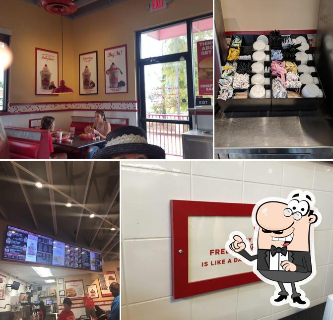 Menu of Freddy's Frozen Custard & Steakburgers fast food, Baton Rouge