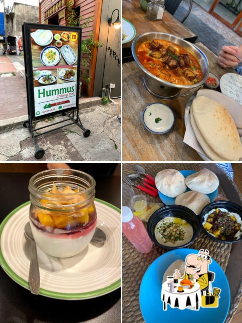 Еда в "Hummus Chiang Mai"