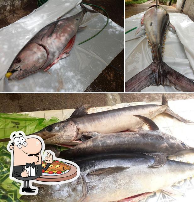 Les Délices De Zahra By Riad Zahra bietet eine Speisekarte für Fischliebhaber