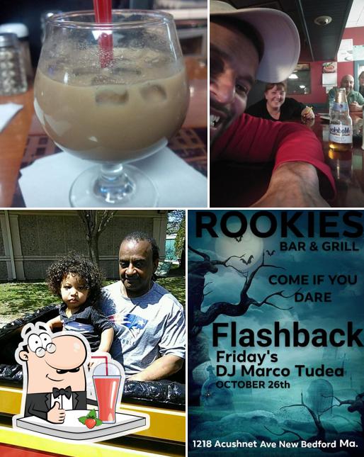 Enjoy a drink at Rookies Bar and Grill