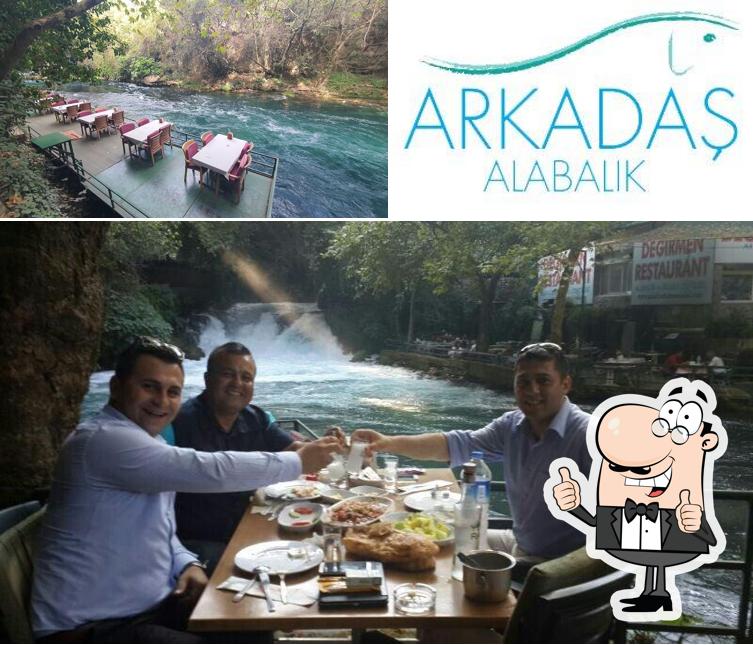 Look at this image of Arkadas Seafood Restaurant