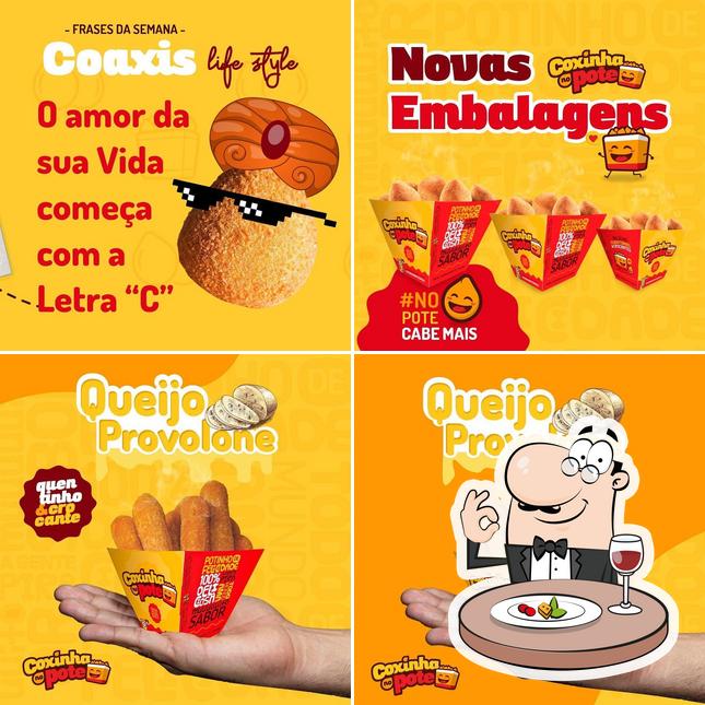 Comida em Coxinha No Pote