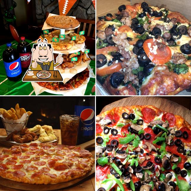 Pick different types of pizza