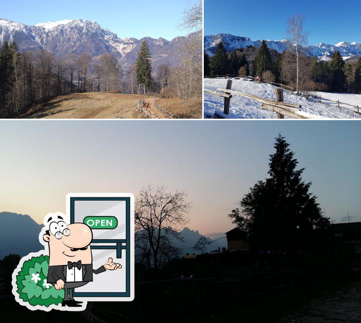 Guarda l'area esterna di Ristorante Chalet Recoaro Mille di Mario e Rosanna