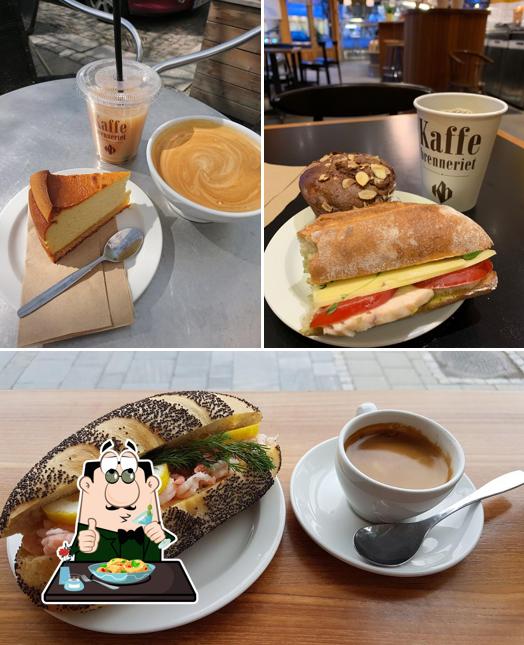Еда в "Kaffebrenneriet avd Sandvika"