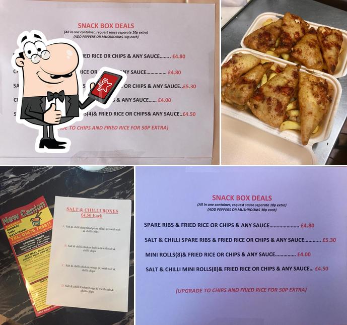 New Canton Chinese Takeaway in Greenock Restaurant menu and reviews