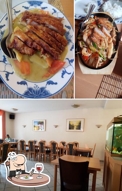 Помимо прочего, в Asia-Restaurant Löwe есть еда и внутреннее оформление