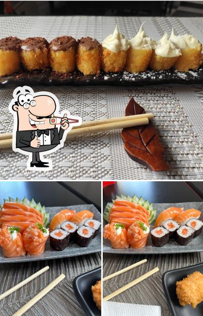 Prove diversas opções de sushi