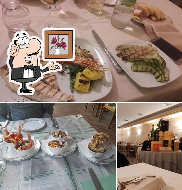 Tra le varie cose da Ristorante Trattoria Alla Botta si possono trovare la interni e cibo