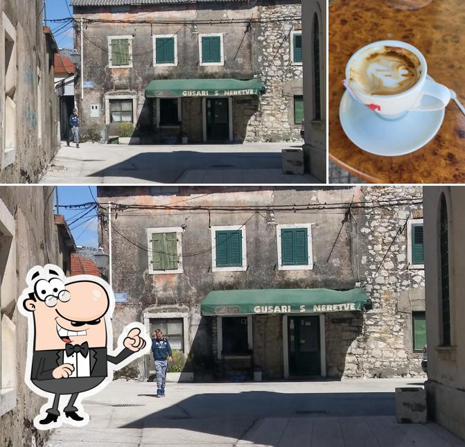 Tra le varie cose da Cafe Lui si possono trovare la interni e bevanda