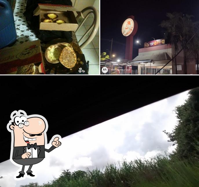 Confira a imagem mostrando exterior e comida no Habib's