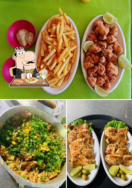 Platos en Balneário Rio Mutuca - Dona Fia