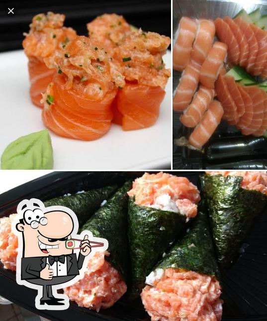 Escolha diversas opções de sushi