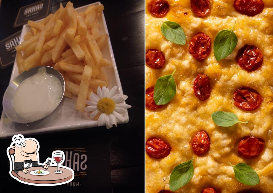 Platos en SAHAS Tap Room