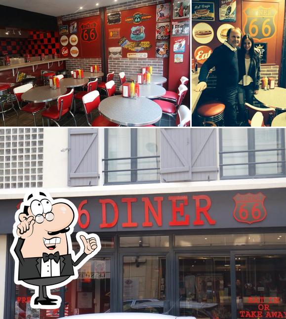 L'intérieur de 66 Diner