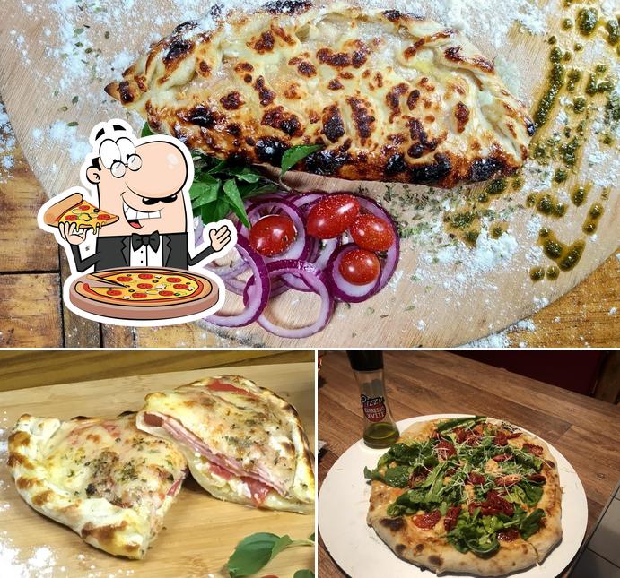 Escolha diferentes tipos de pizza