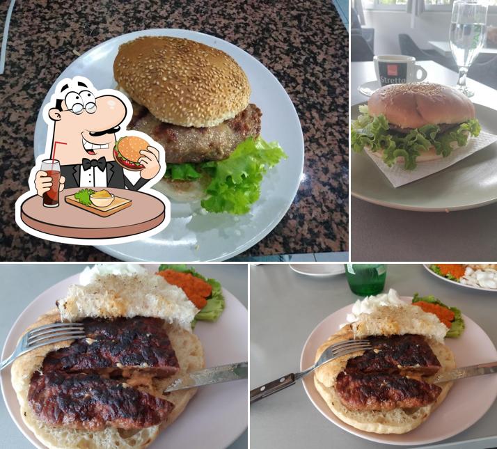 Essayez un hamburger à Pizzeria Rio