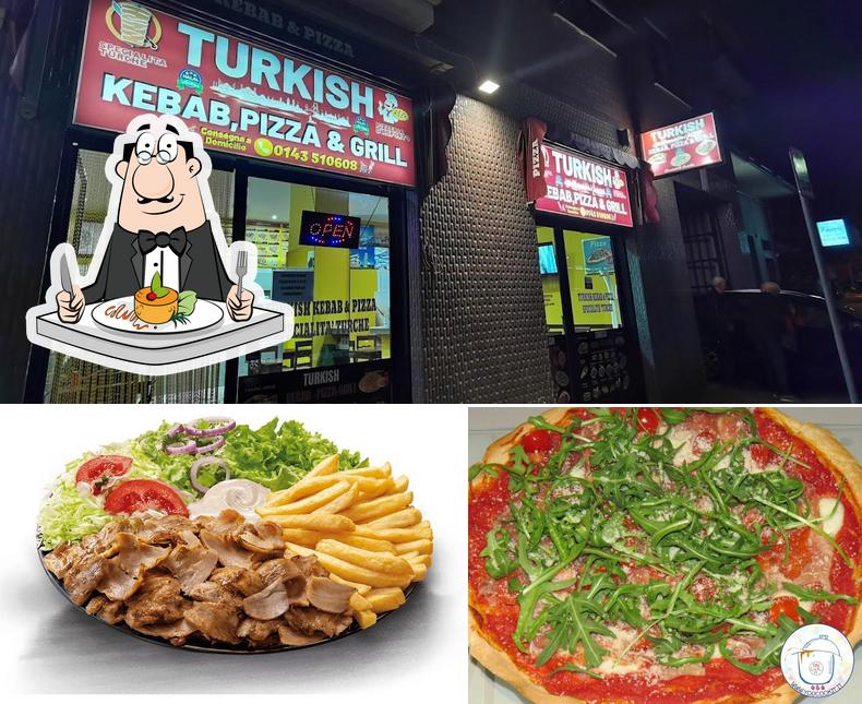 Dai un’occhiata alla foto che mostra la cibo e esterno di Turkish Kebab