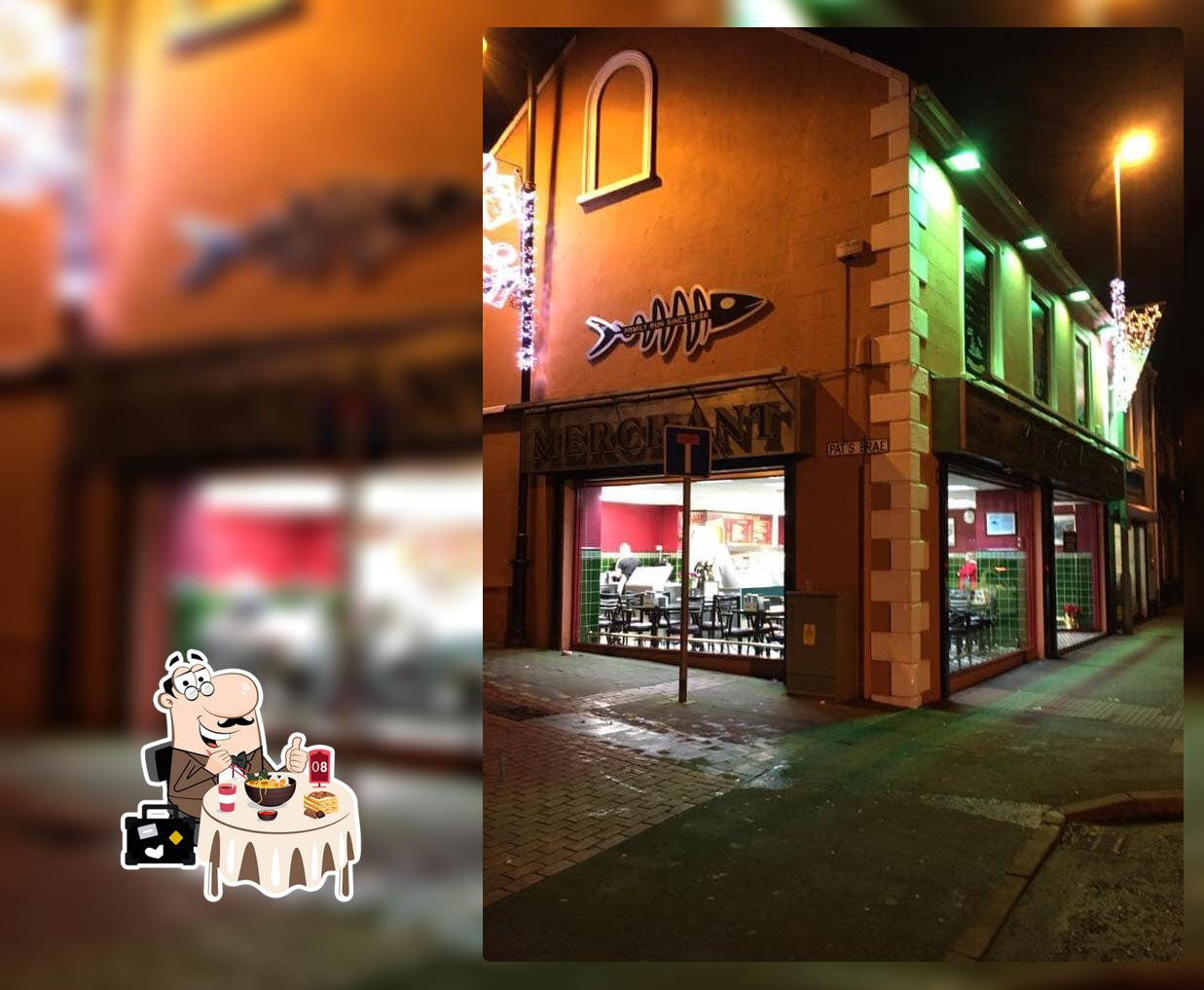 Merchant Fish and Chips Shop Broughshane in Ballymena Restaurant menu