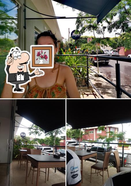 Confira a ilustração mostrando interior e exterior a Memphis Bar e Cozinha