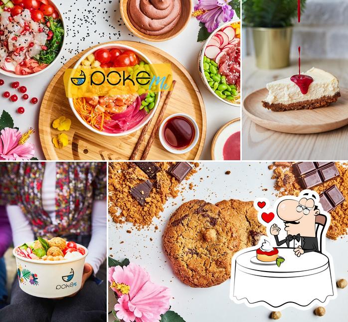 POKE ME 14 offre une variété de desserts