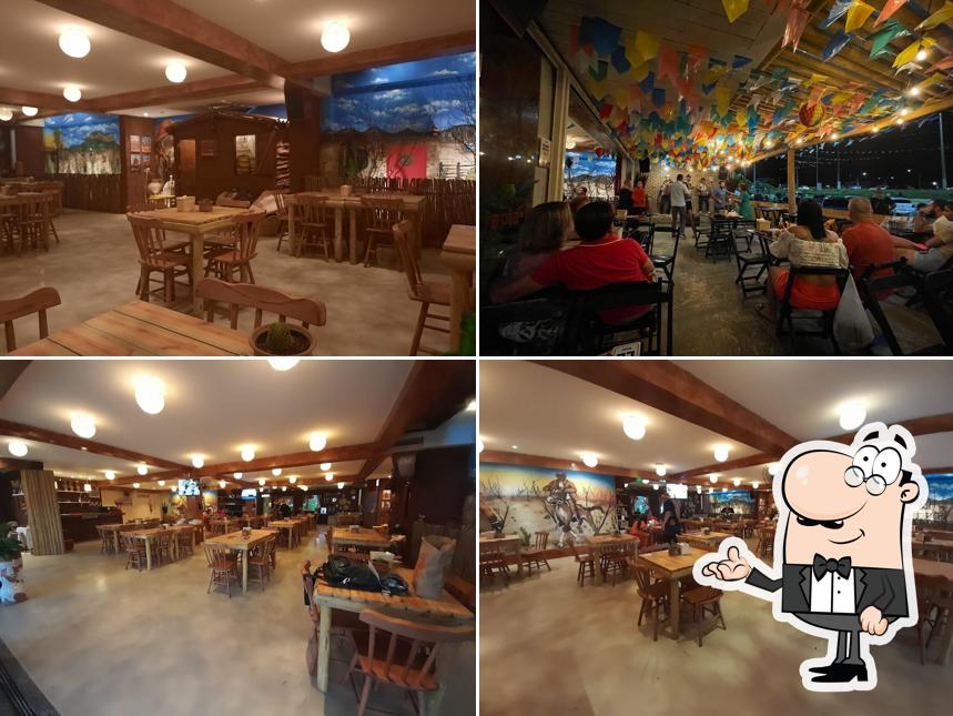 O interior do Trapiá Bar e Restaurante
