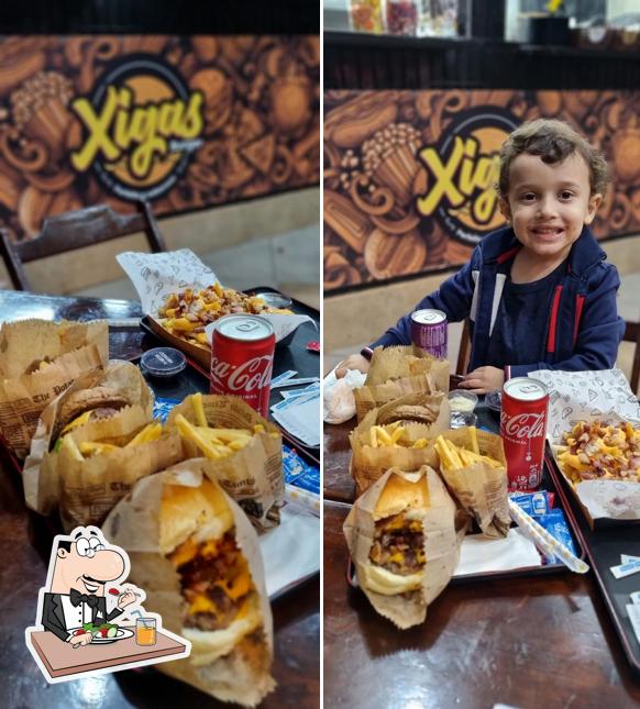 Platos en Xigas Burguer