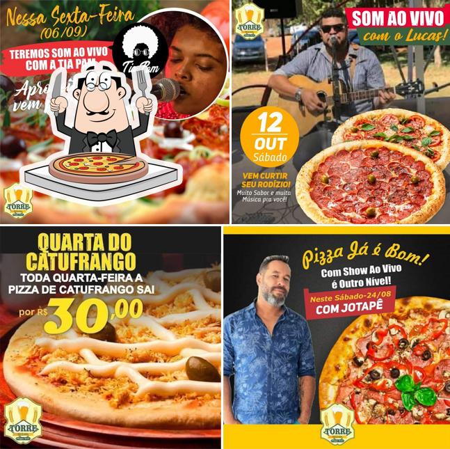 Peça diferentes estilos de pizza