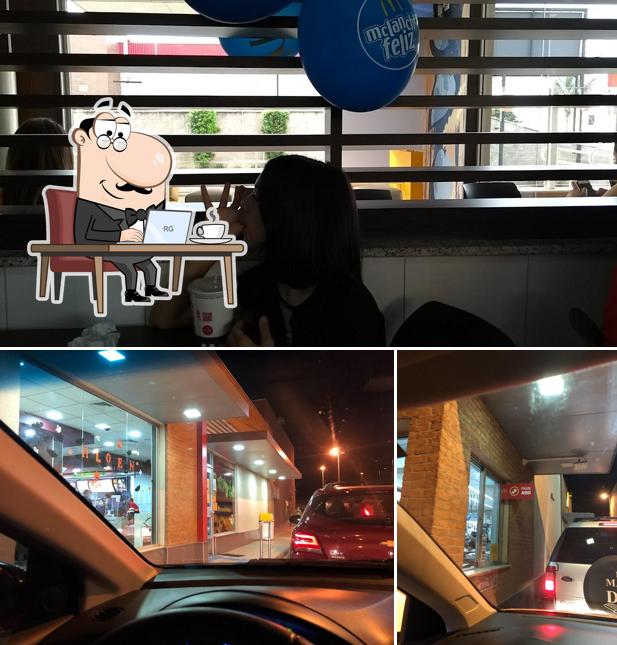 O interior do McDonald's