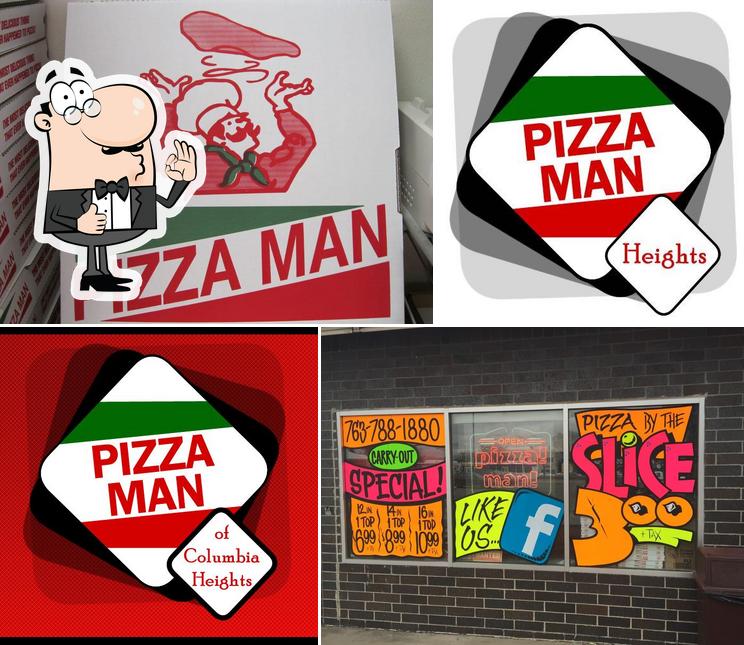 Взгляните на снимок пиццерии "Pizza Man"