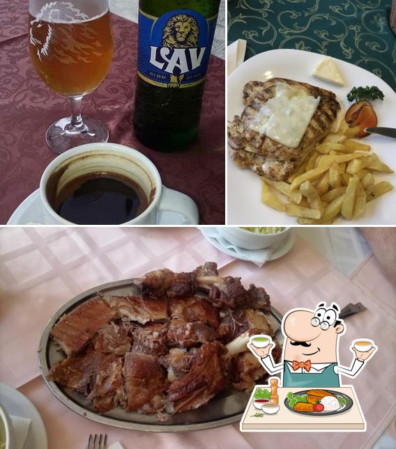 В Breza Restaurant есть еда, пиво и многое другое