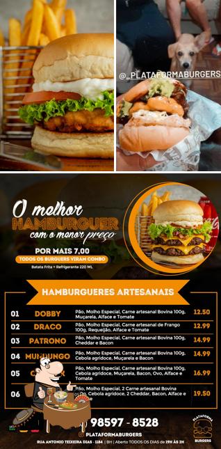 Comida em Hamburguer no barreiro - Plataforma Burgers