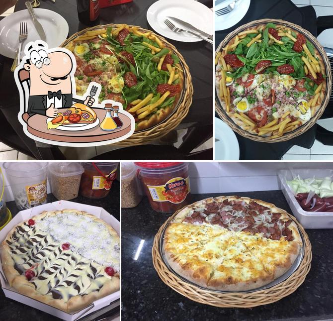 Consiga diferentes tipos de pizza