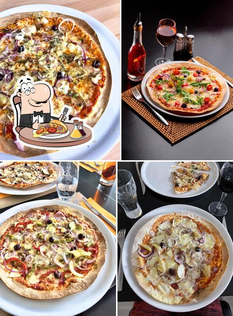 Essayez des pizzas à La pizzeria Roma