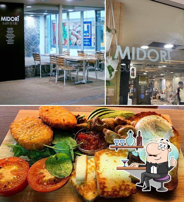 Estas son las fotos donde puedes ver interior y comida en Midori Sushi and Rolls Meadowbank