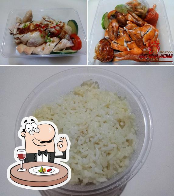 Meals at Nasi Ayam Hainan (BBQ FOOD)